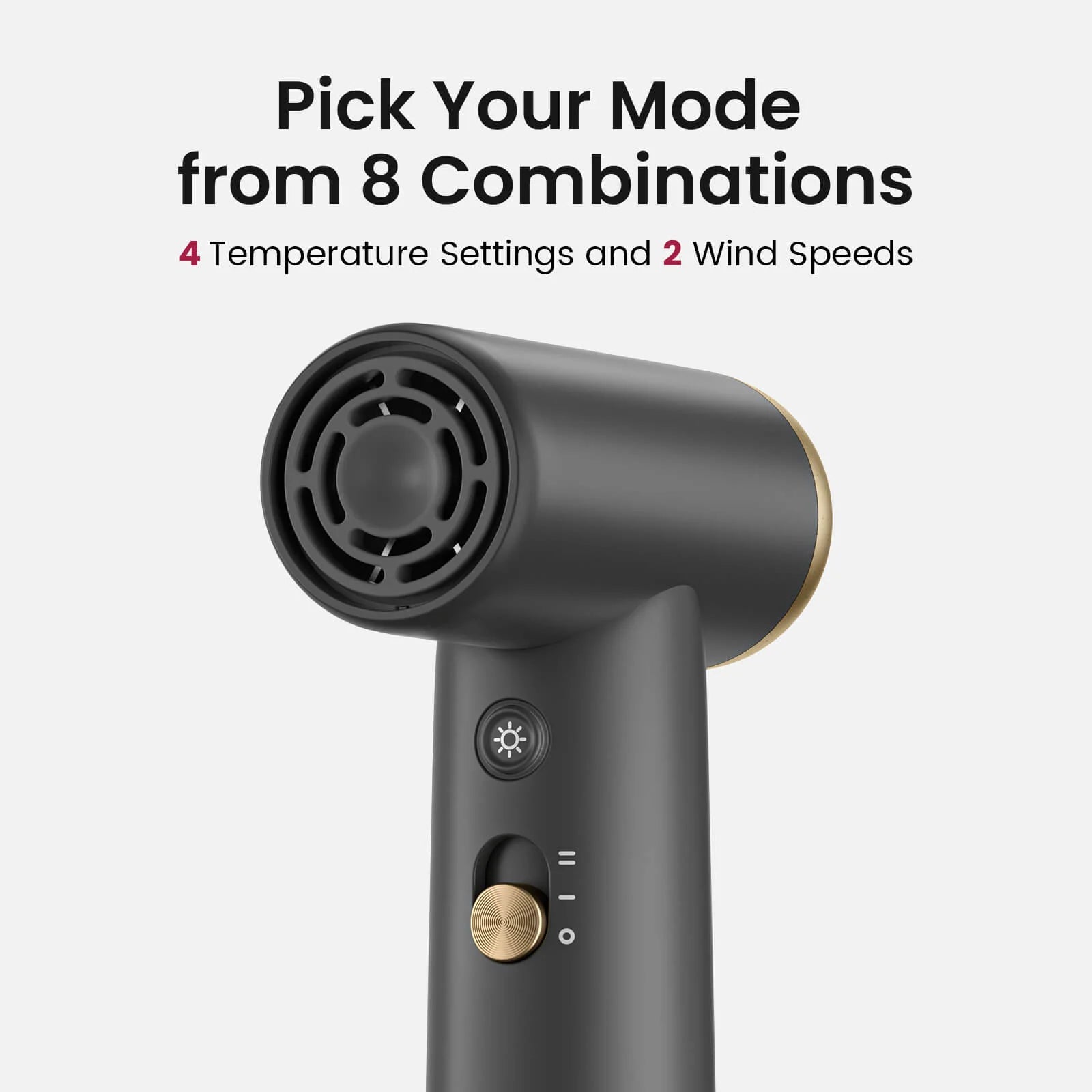 SuperMini 110000 RPMHigh-Speed Hair Dryer,Innovatively Palm-Sized