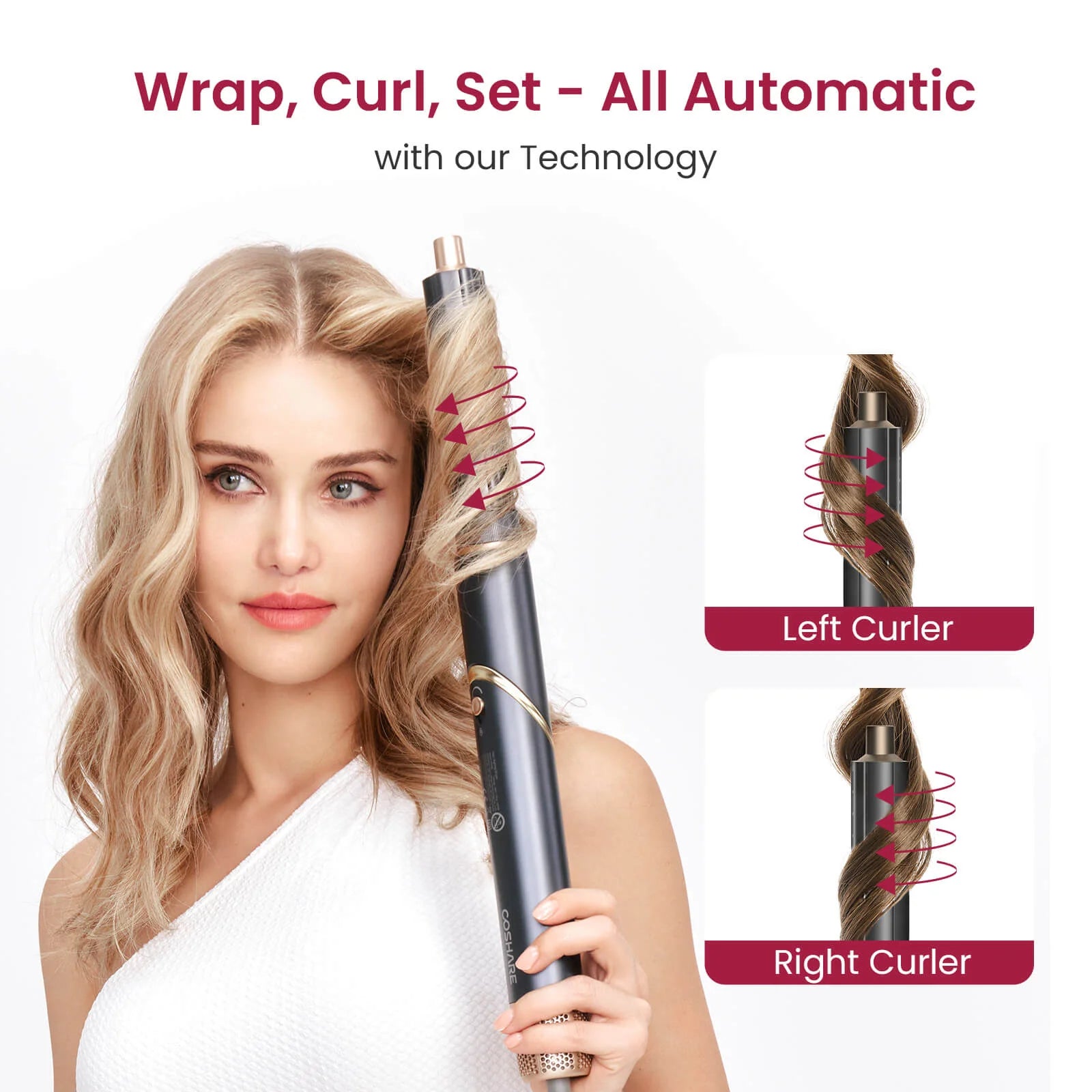 SuperFlow Instyle HS30Powerful 110000 RPM HighSpeed Hair Dryer,4 in1 Air Styler