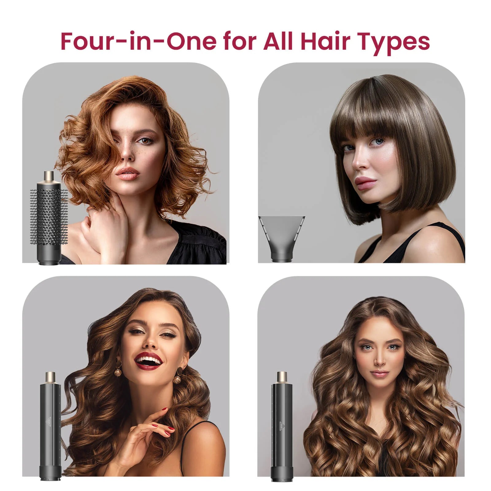 SuperFlow Instyle HS30Powerful 110000 RPM HighSpeed Hair Dryer,4 in1 Air Styler